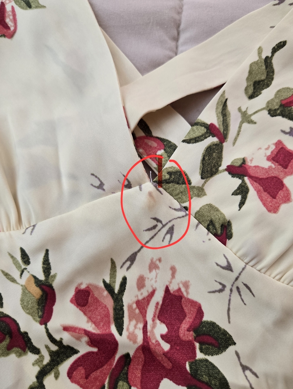 NWT ASOS DESIGN Cream Flutter Sleeve Mini Dress, Floral Print, Size 2 Petite - Picture 8 of 10